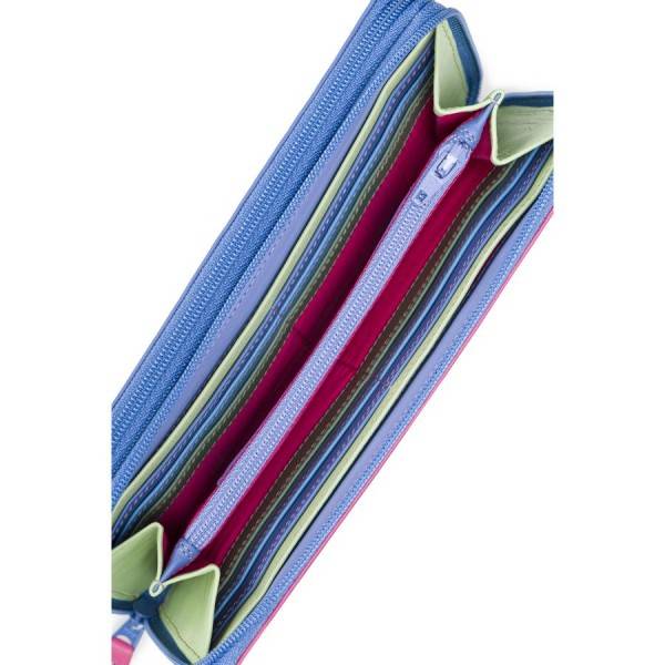 Mywalit Portafoglio con doppia zip grande Viola Enormi risparmi