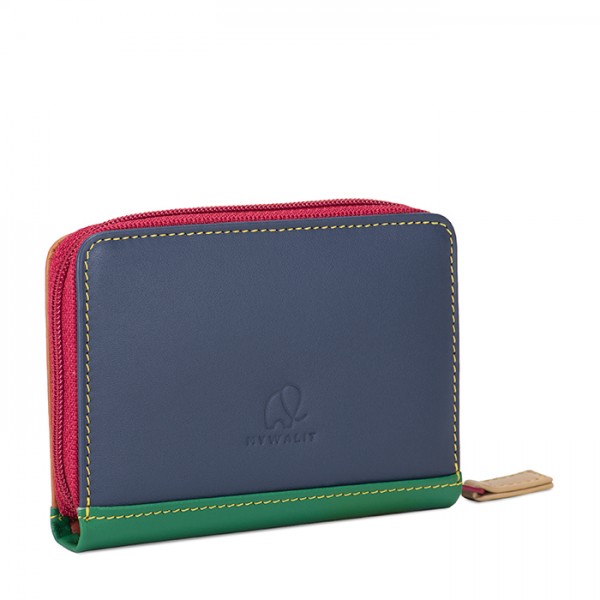 Mywalit Porta carte di credito con zip Bosco In Linea