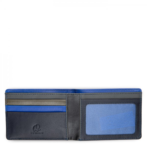 Mywalit Portafoglio jeans da uomo con tecnologia RFID Nappa Midnight Pezzi Unici