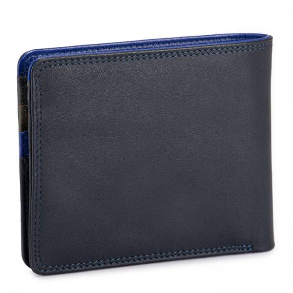 Mywalit Portafoglio da uomo con portamonete e tecnologia RFID Nappa Midnight Shopping Online