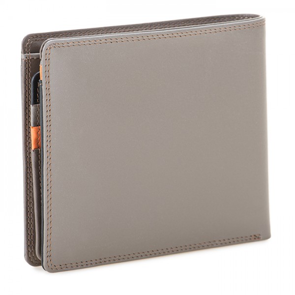 Mywalit Portafoglio da uomo grande con lente e protezione RFID Nappa Fumo Sottocosto