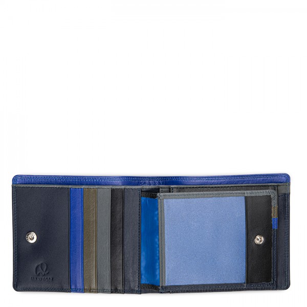 Mywalit Portafoglio da uomo grande con lente e protezione RFID Nappa Midnight Convenienza