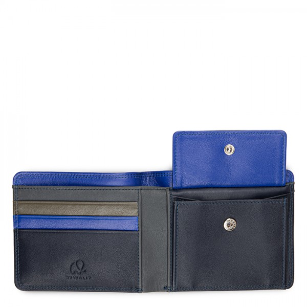 Mywalit Portafoglio da uomo grande con lente e protezione RFID Nappa Midnight Convenienza