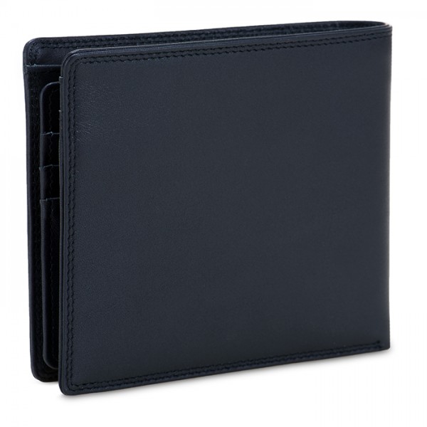 Mywalit Portafoglio da uomo grande con lente e protezione RFID Nappa Nero Novità