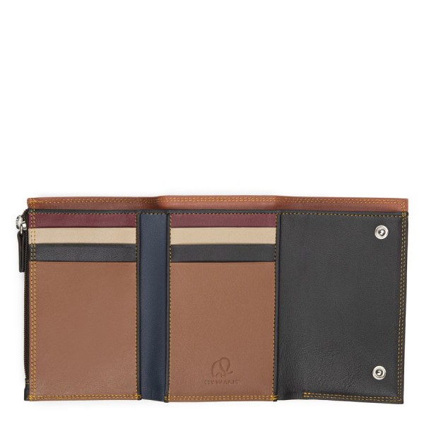 Mywalit Portafoglio da uomo Tri-fold con zip Nappa Bosco Offerta