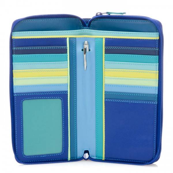 Mywalit Portafoglio con doppia zip grande Seascape Flash Sale