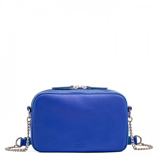Mywalit Borsa a Tracolla in Pelle Piccola Seascape Offerta Giorno del Papà