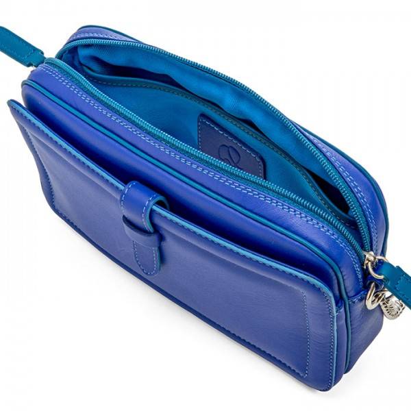 Mywalit Borsa a Tracolla in Pelle Piccola Seascape Offerta Giorno del Papà