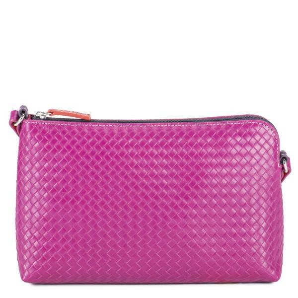 Mywalit Borsa a Tracolla Piccola Linea Embossed Nappa Sangria Multi Nuovi prodotti