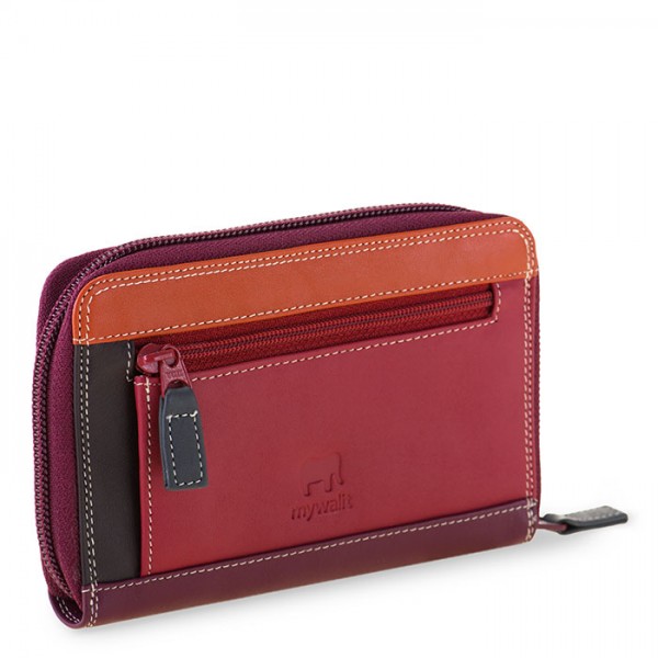 Mywalit Portafoglio Medio in Pelle con Zip Chianti Solo un giorno rimasto