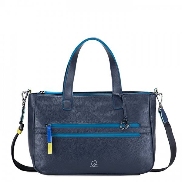 Mywalit Borsa con manici Versilia Blu Novità