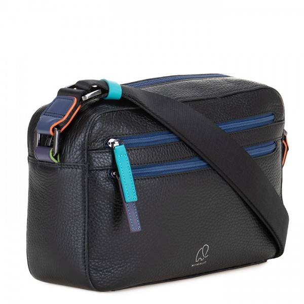 Mywalit Borsa a tracolla piccola Versilia Black Pace Sconto