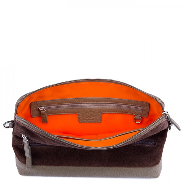 Mywalit Borsa a tracolla Pompei con zip Mink Saldi Di Fabbrica
