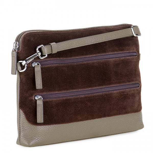Mywalit Borsa a tracolla Pompei con zip Mink Saldi Di Fabbrica