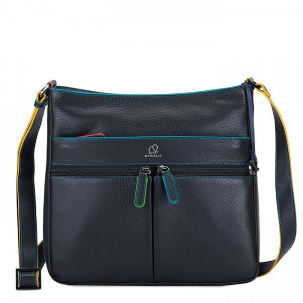 Mywalit Borsa a tracolla Slim Cortona Black Pace