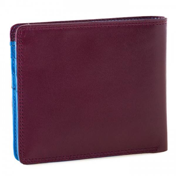 Mywalit Portafoglio da uomo standard E/W con tecnologia RFID Prugna-Celeste Sconto di tempo limitato