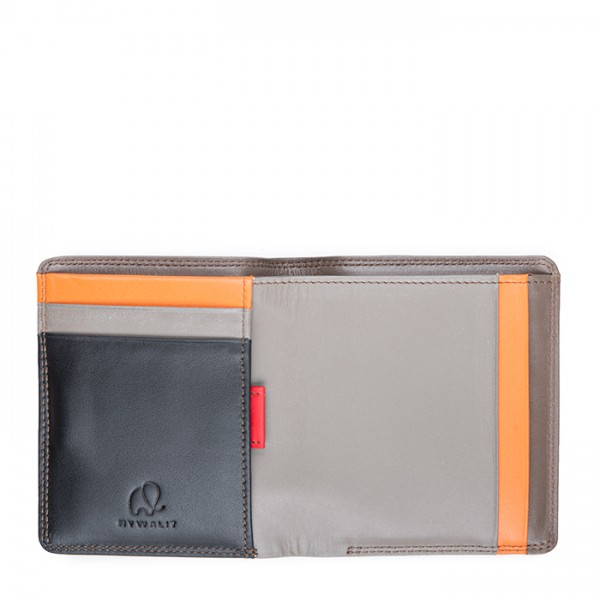 Mywalit Portafoglio da uomo Bi-fold con scomparto estraibile Nappa Fumo Flash Sale