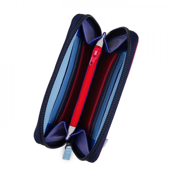 Mywalit Portafoglio Medio in Pelle con Zip Royal Black Friday