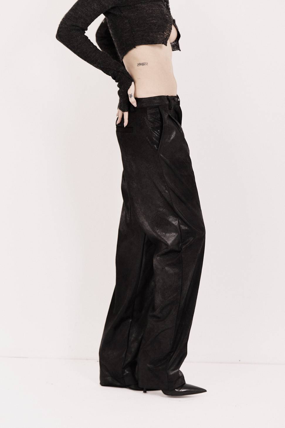 Nostrasantissima Pantalone Eco-Pelle Soddisfazione Garantita