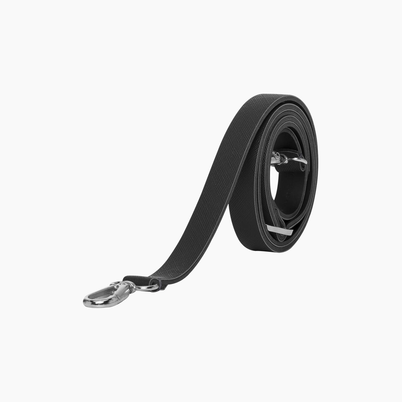 Tracolla extraslim tessuto sintetico nera Sottocosto
