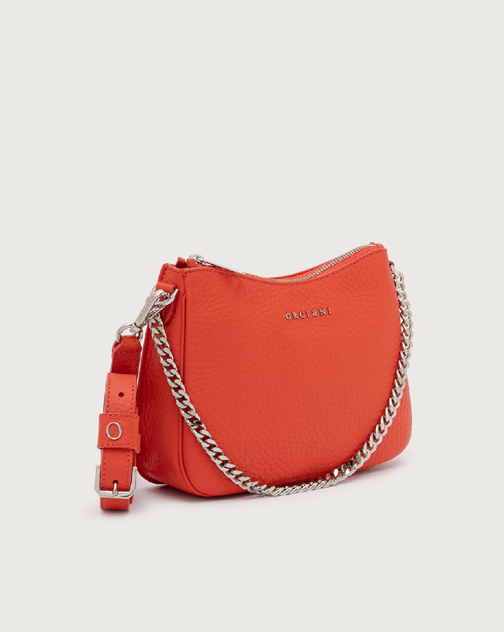 Orciani Borsa crossbody mini New Moon Soft in pelle martellata Online