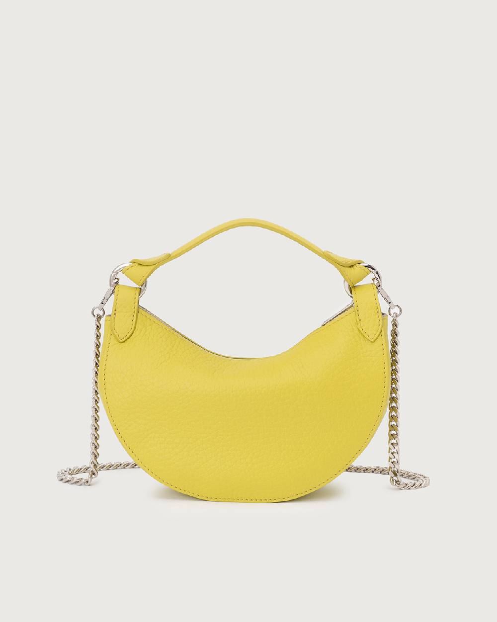 Orciani Mini Bag Dumpling Soft in pelle con tracolla Saldi Di Fabbrica
