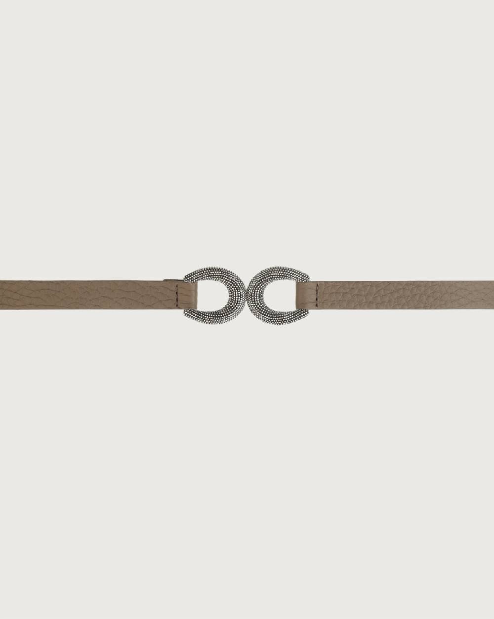 Orciani Cintura Soft in pelle elasticizzata con fibbia ad incastro 1,5 cm Offerte