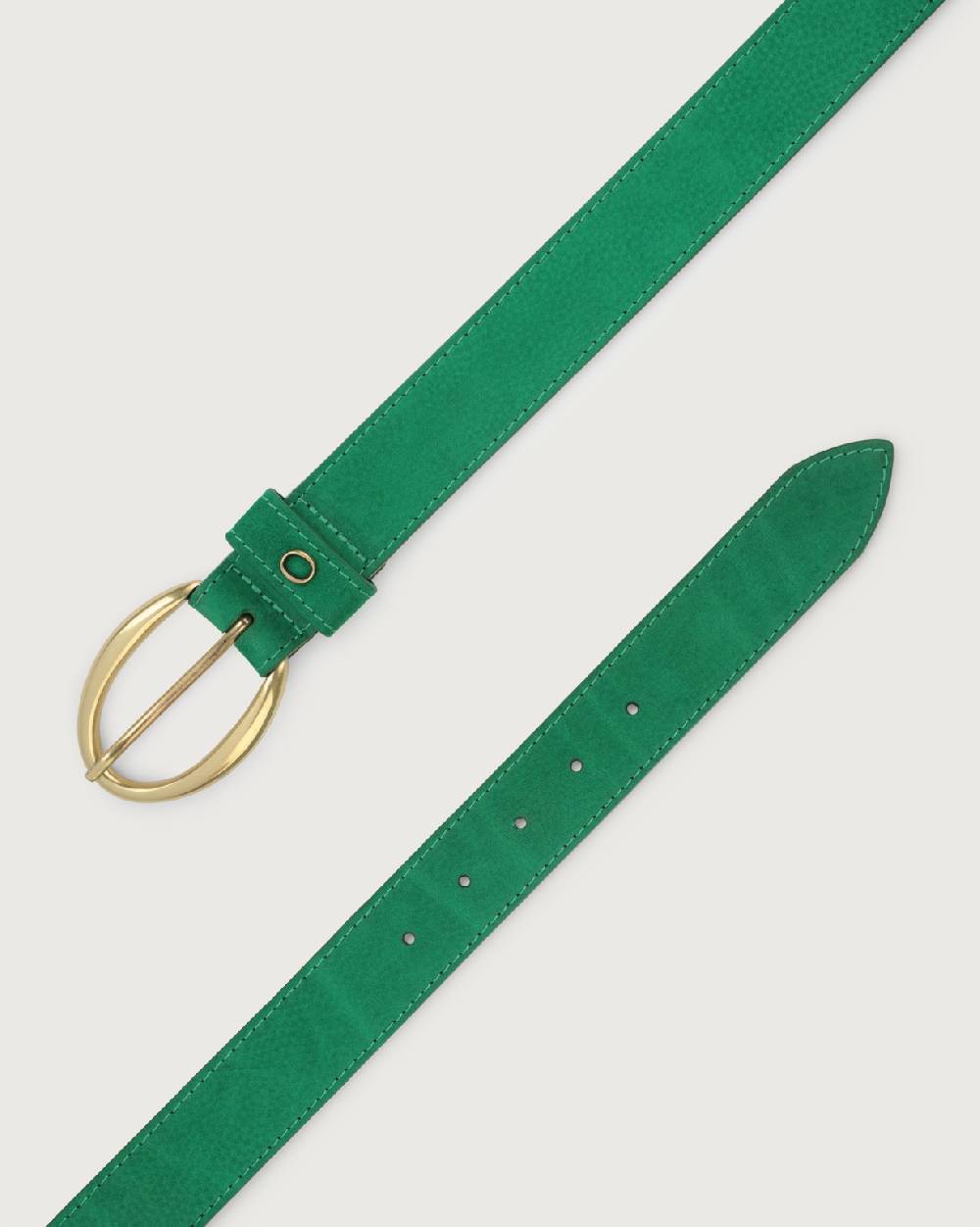 Orciani Cintura Nabucco in nubuck con monogram Vendita Economica