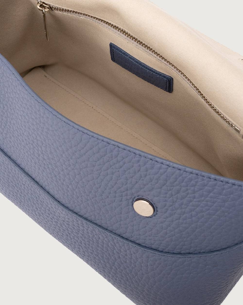 Orciani Borsa a spalla Nana Soft in pelle martellata con tracolla Vendita