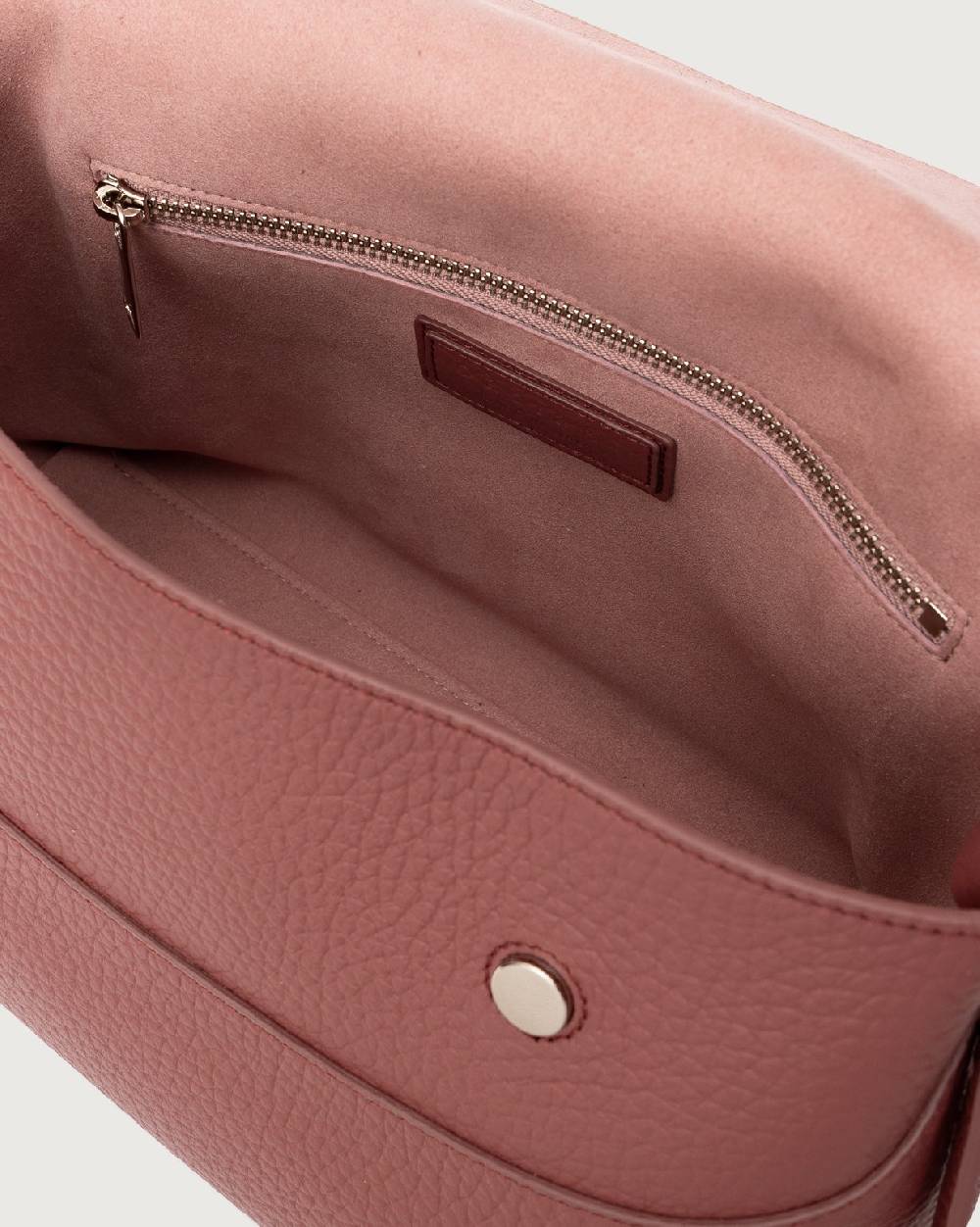 Orciani Borsa a spalla Nana Soft in pelle martellata con tracolla Spedizione Gratuita
