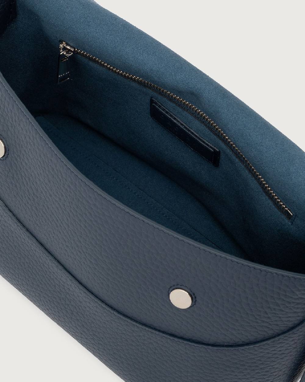 Orciani Borsa a spalla Nana Soft in pelle martellata con tracolla Qualità Garantita