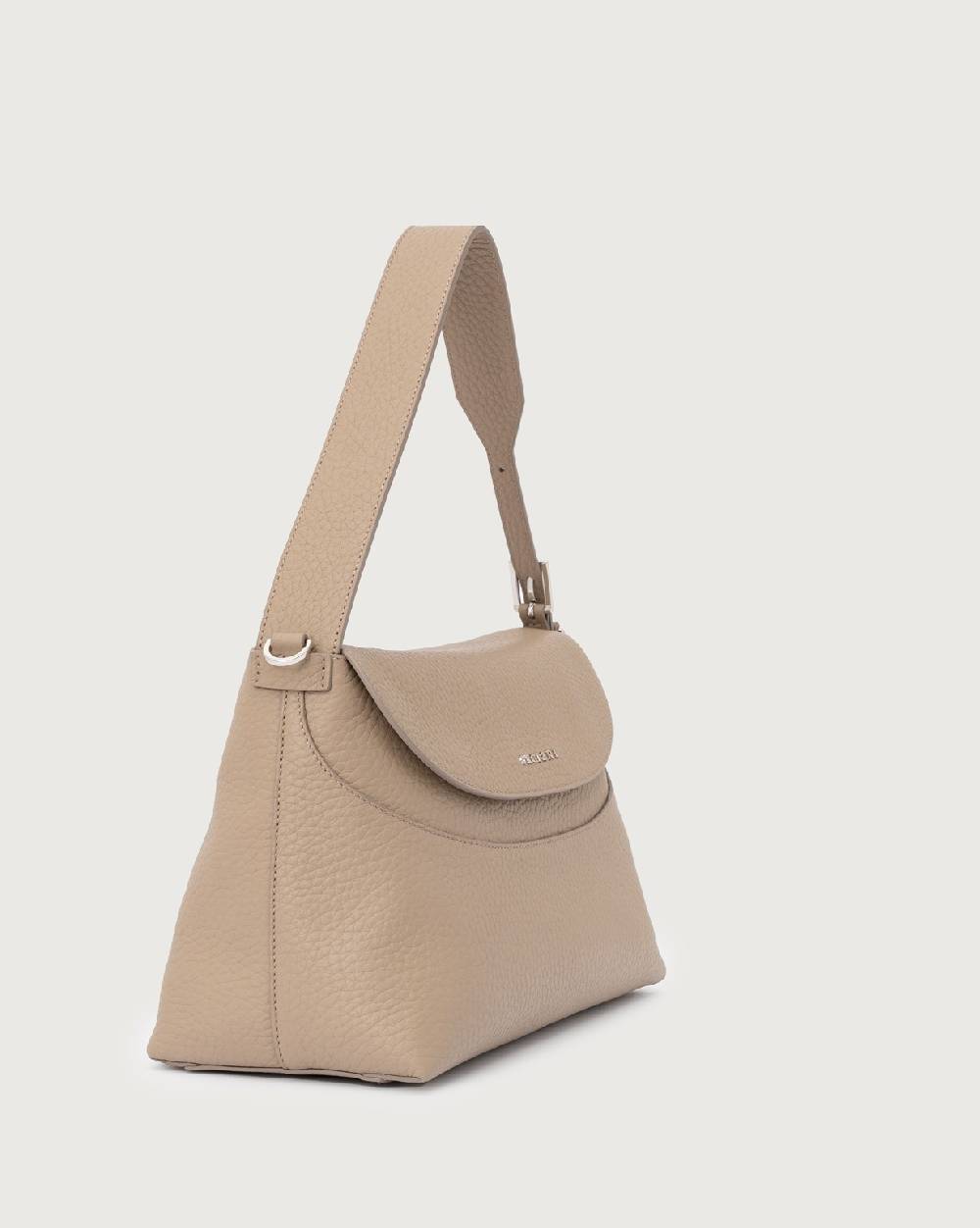 Orciani Borsa a spalla Nana Soft in pelle martellata con tracolla Negozi Online