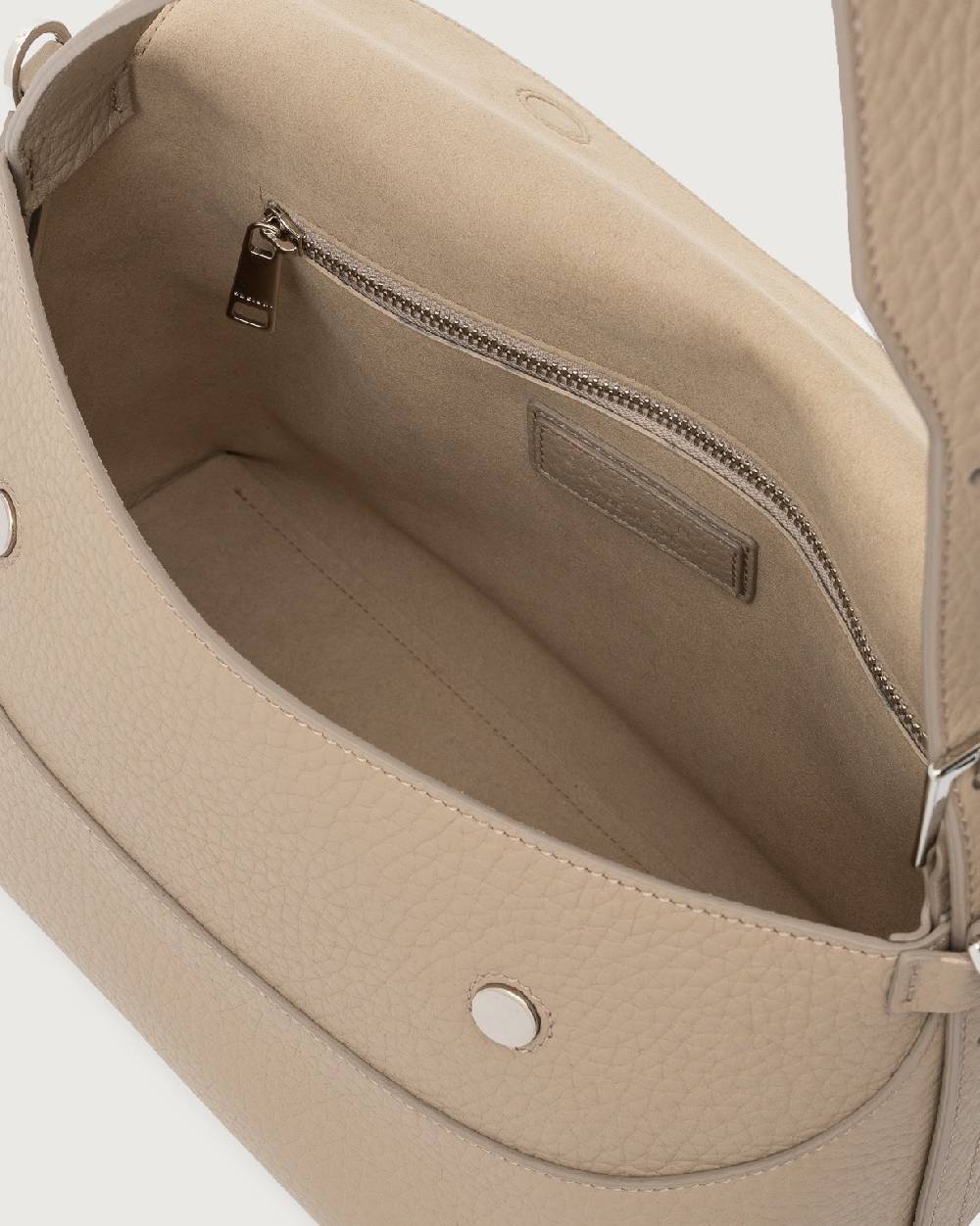 Orciani Borsa a spalla Nana Soft in pelle martellata con tracolla Negozi Online