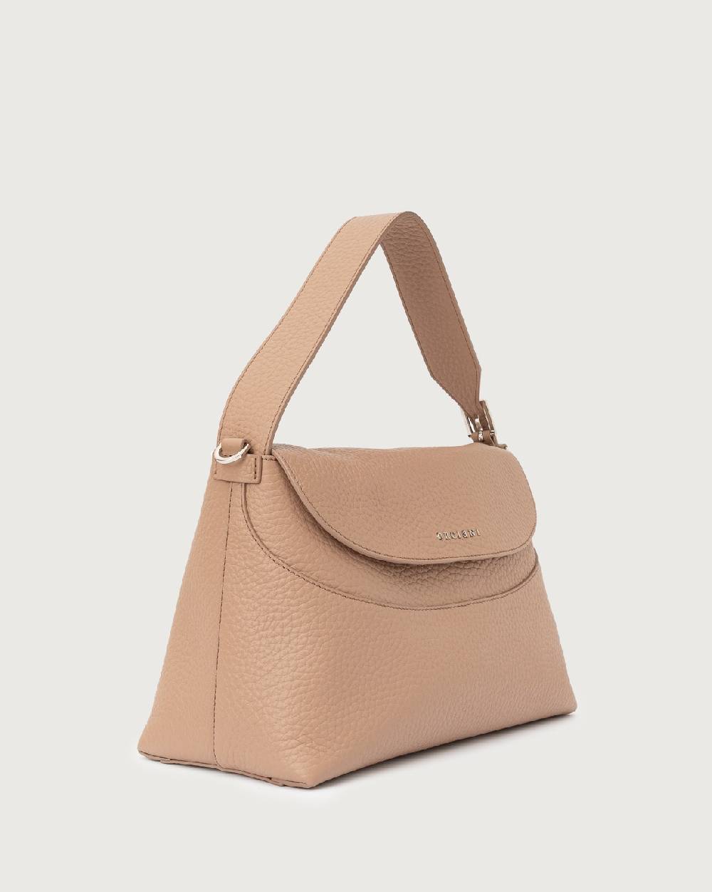 Orciani Borsa a spalla Nana Soft in pelle martellata con tracolla Acquista Ora