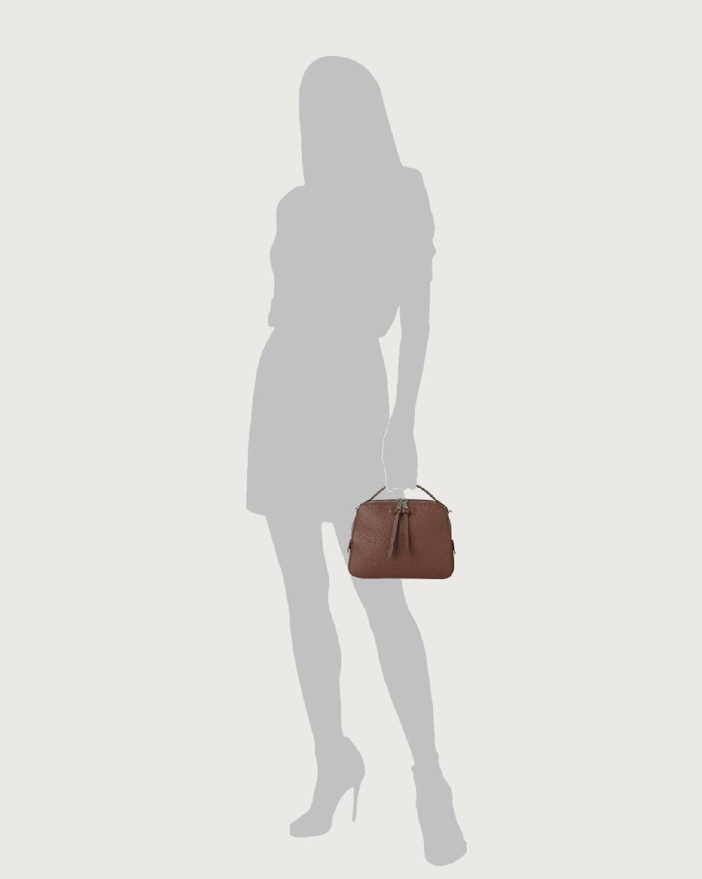 Orciani Mini Bag Chéri Soft in pelle a mano con tracolla Shopping Online