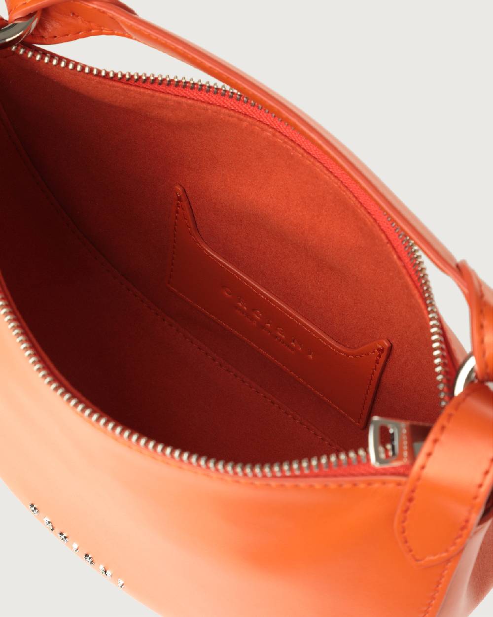 Orciani Mini Bag Dumpling Vanity in pelle con tracolla Sottocosto