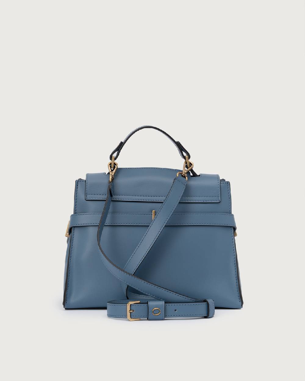 Orciani Borsa Sveva Couture Piccola in pelle con tracolla Presa