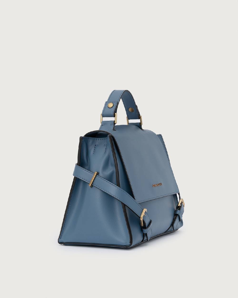 Orciani Borsa Sveva Couture Piccola in pelle con tracolla Presa