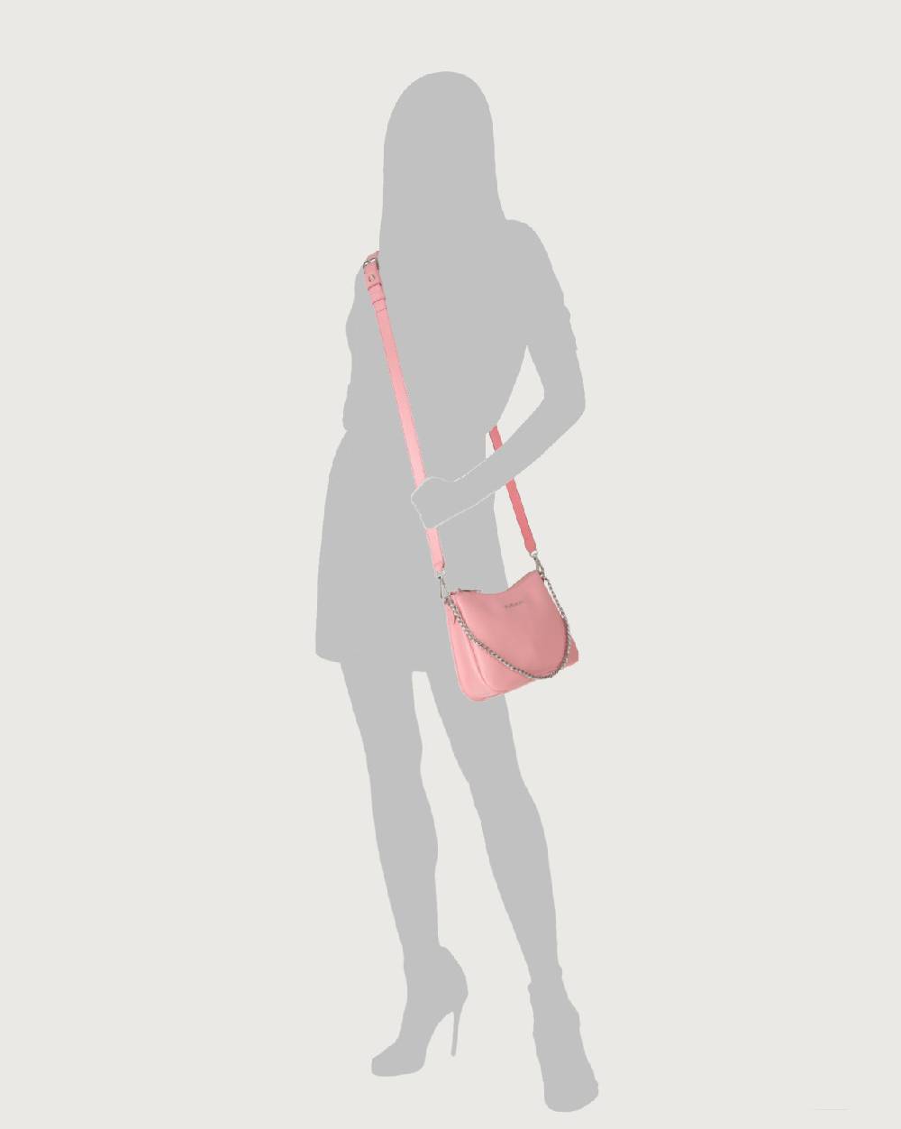 Orciani Borsa crossbody mini New Moon Vanity in pelle Vendita Economica