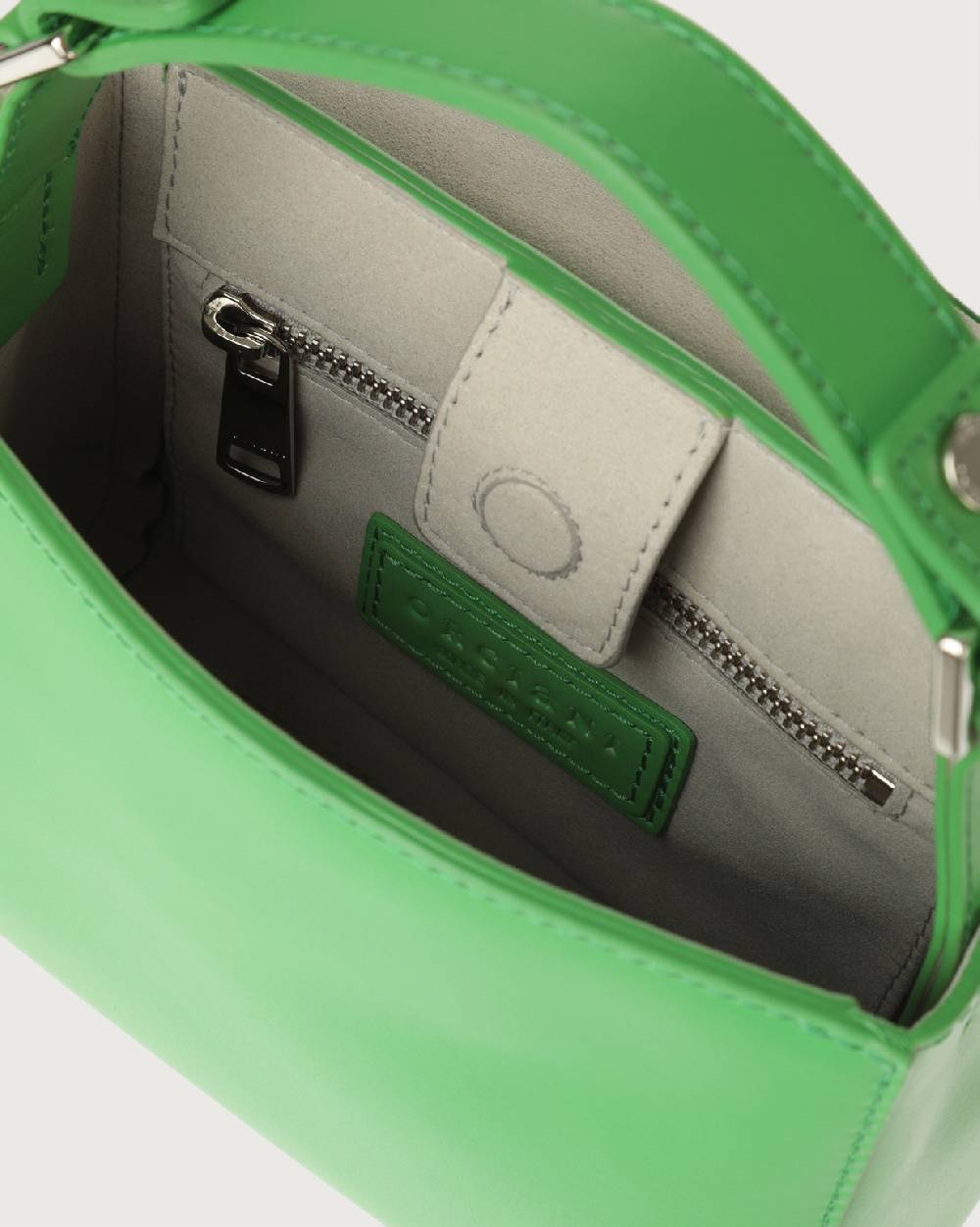 Orciani Borsa Sveva Vanity Mini a mano in pelle con tracolla Vendite Flash