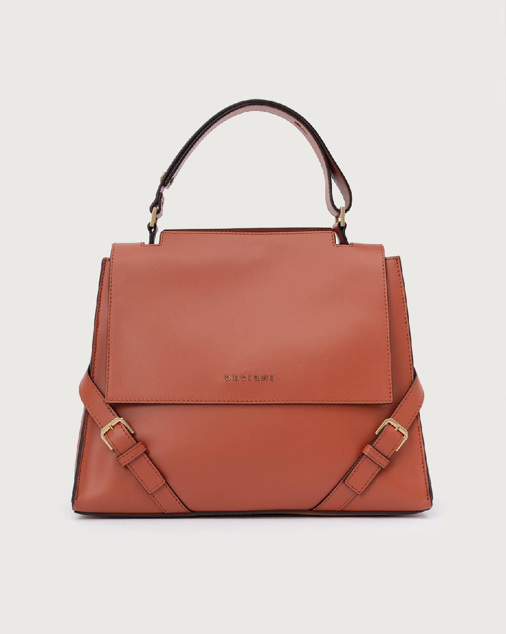 Orciani Borsa Sveva Couture Media a spalla in pelle con tracolla Vendita