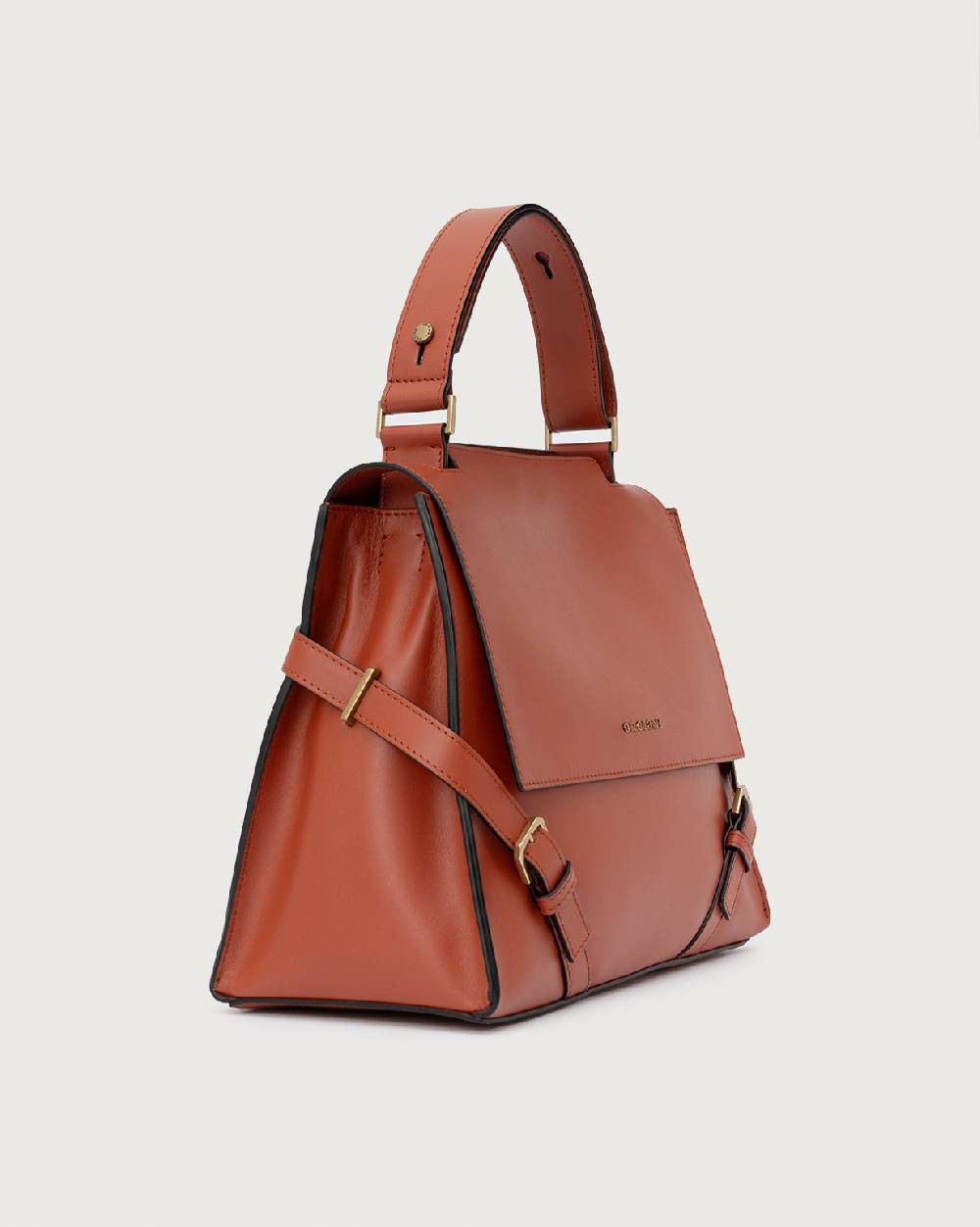 Orciani Borsa Sveva Couture Media a spalla in pelle con tracolla Vendita