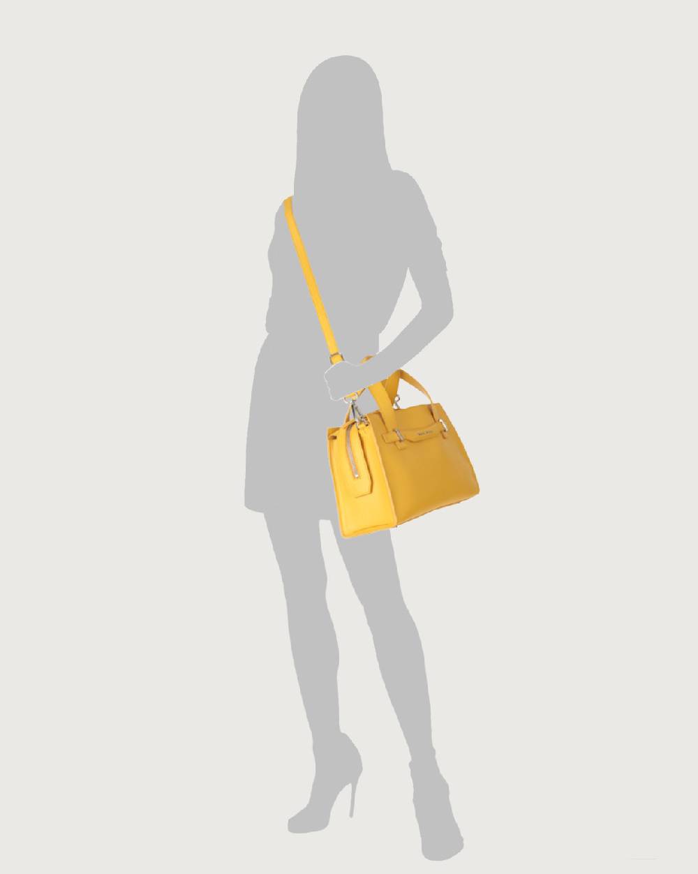 Orciani Borsa a mano POSH Medium Premium in pelle con tracolla Shopping Online
