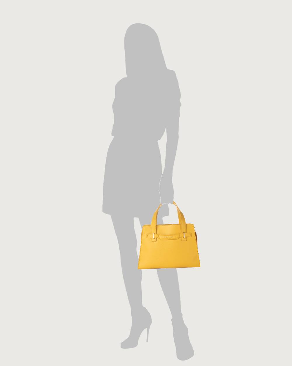 Orciani Borsa a mano POSH Medium Premium in pelle con tracolla Shopping Online