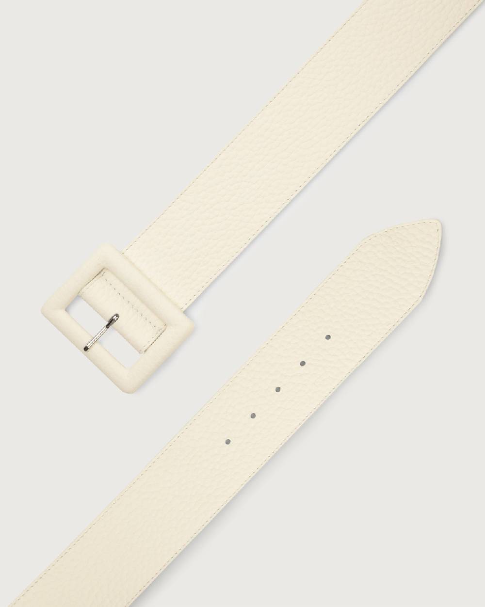 Orciani Cintura alta Soft in pelle con fibbia rivestita Outlet