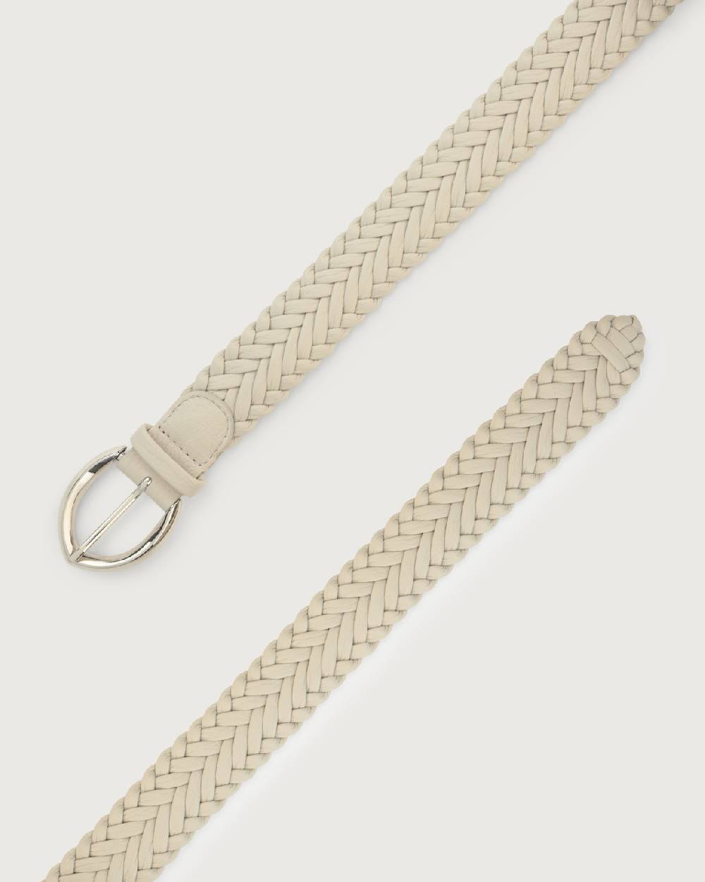 Orciani Cintura intrecciata Sense in pelle 3,5 cm In Vendita