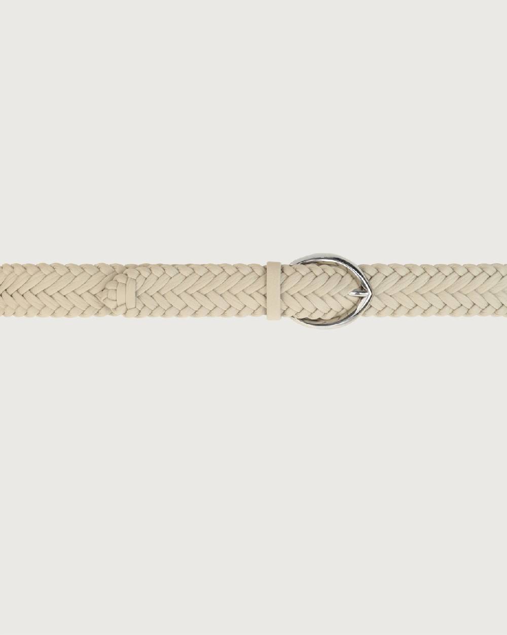Orciani Cintura intrecciata Sense in pelle 3,5 cm In Vendita