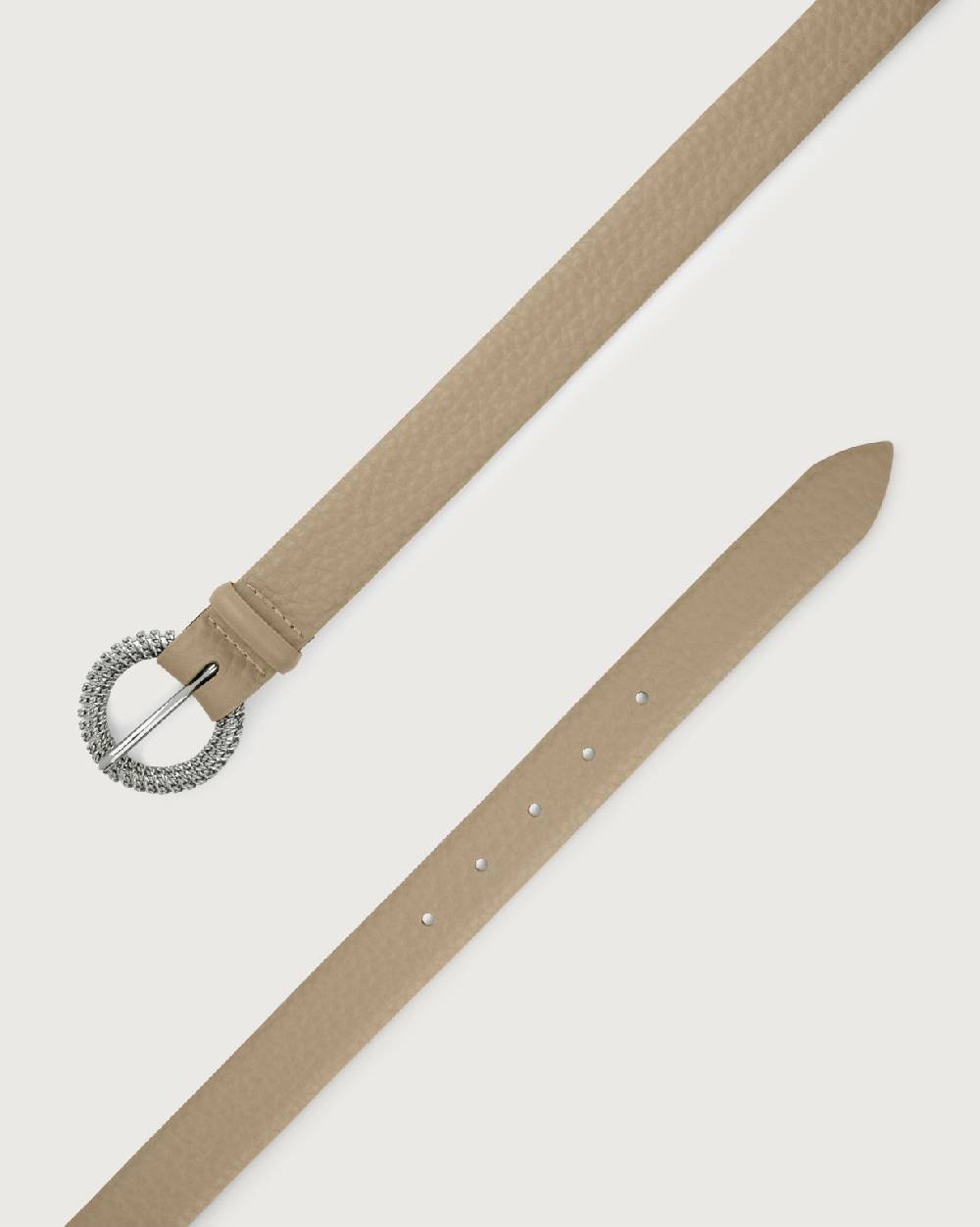 Orciani Cintura Soft in pelle fibbia chain Saldi Di Fabbrica