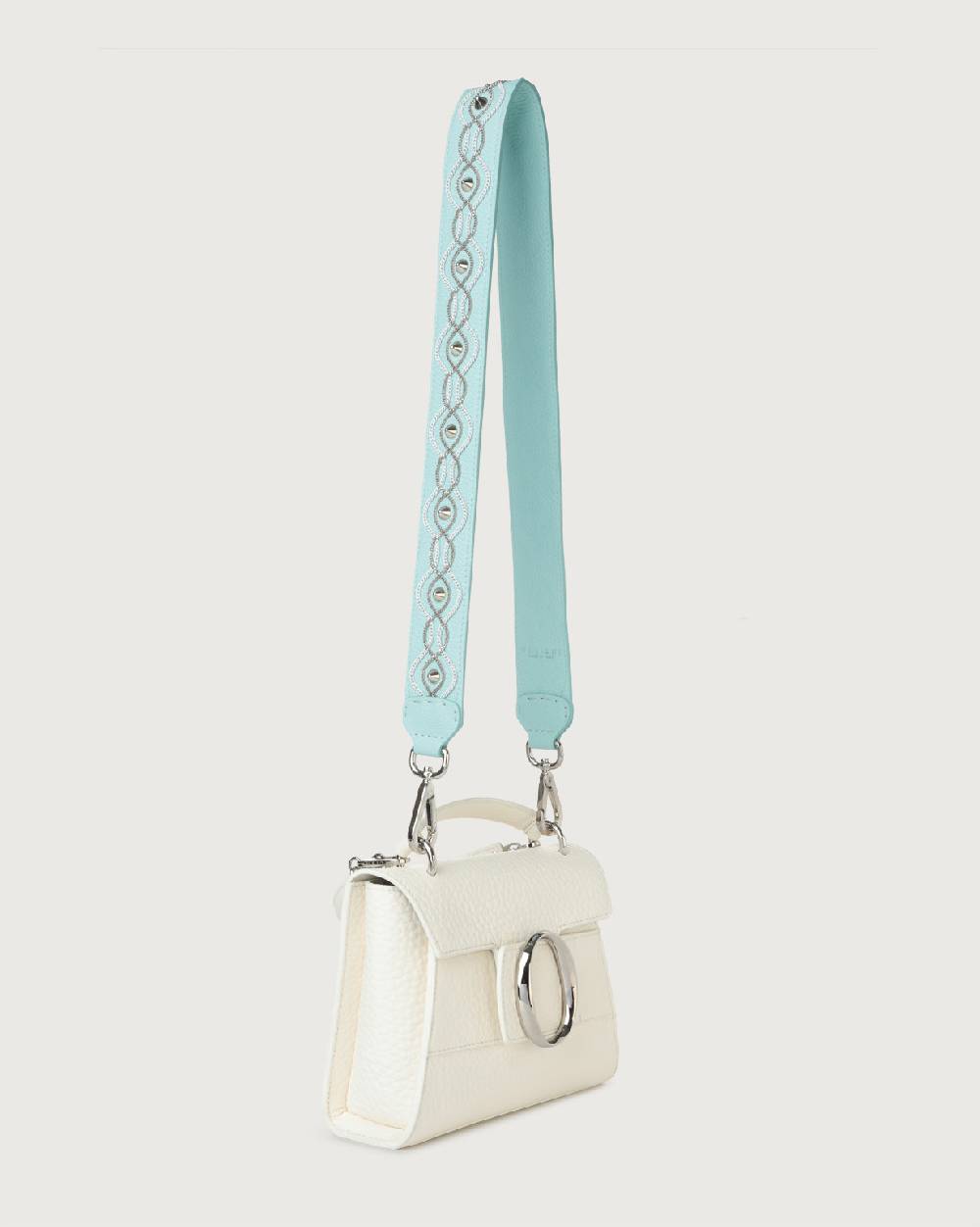 Orciani Tracolla White Chain in pelle 2025