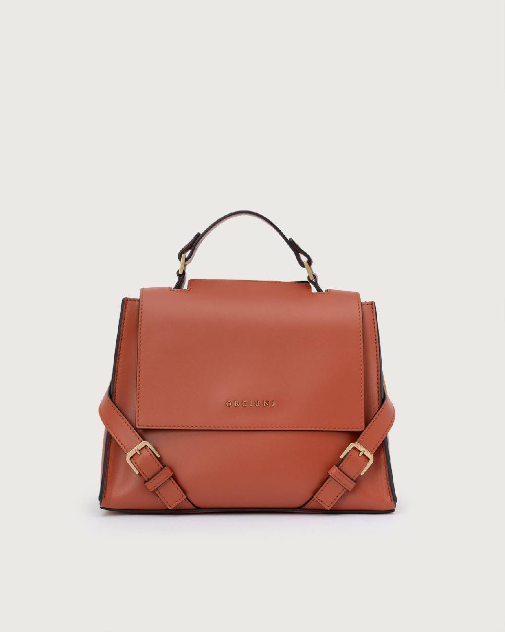 Orciani Borsa Sveva Couture Piccola in pelle con tracolla Promozione